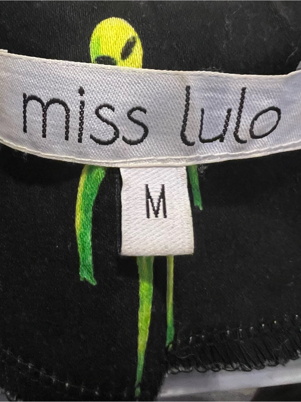 Miss Lulo Black Alien Dress
